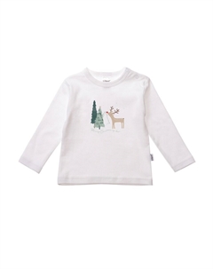 Лонгслив MERRY CHRISTMAS, белый Лилипут