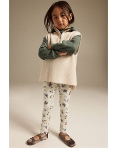 Леггинсы, белый H&m