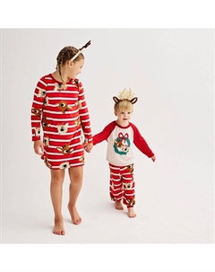 Пижамный комплект с верхом и низом для малышей Jammies For Your Families Rudolph The Red-Nosed Reindeer, мультиколор Licensed character
