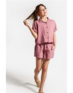 Шорты из крокодиловой шерсти для мальчиков и девочек, розовый Coccodrillo