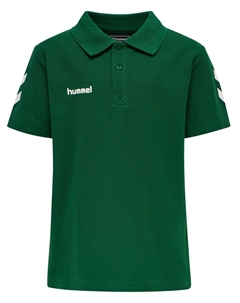 Поло Hmlgo Kids Cotton Polo, цвет EVERGREEN Hummel