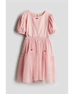 Комплект из двух предметов: рубашка и тюлевая юбка, розовый H&m