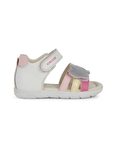 Сандалии из кожи, белый Geox