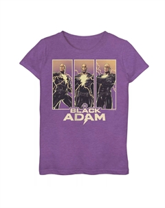 Черная футболка Adam с панелью освещения для девочек 7–16 лет Licensed character