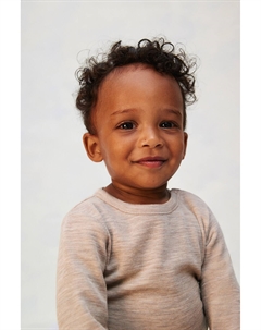 Боди из шерстяного трикотажа., бежевый H&m