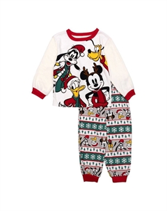 Пижамный комплект с верхом и низом для мальчика "Микки Маус и друзья" из 2 предметов Disney's, цвет Mickey Xmas Licensed character