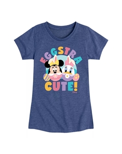 Стандартная футболка с милым рисунком Eggstra для девочек 7–16 лет Disney's Mickey Mouse, синий Licensed character