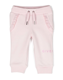 Kids спортивные брюки с оборками, розовый Givenchy