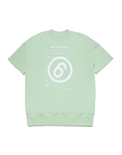 Kids платье-футболка с логотипом, зеленый Mm6 maison margiela