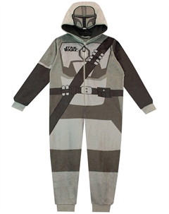 Мандалорский комбинезон-комбинезон «все в одном», серый Star wars