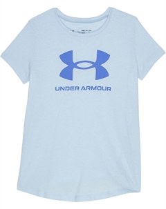 Футболка Kids Live Sportstyle Graphic Tee, цвет Oxford Blue/Brilliant Violet Under armour