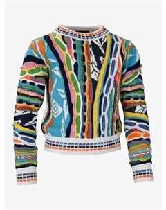 Вязаный свитер касасса, белый Carlo colucci