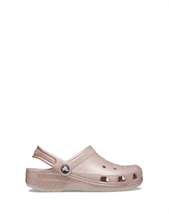 Классические детские сабо с блестками, розовый Crocs