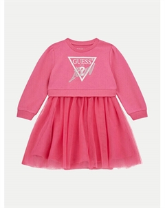 Платье стандартного кроя, розовый Guess