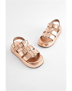 Толстые гладиаторские сандалии, розовый Next