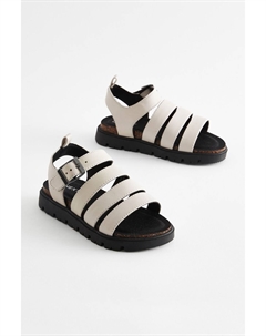 Сандалии на толстой пробковой подошве, белый Next