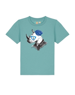 Футболка, цвет teal monstera Watapparel