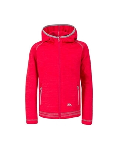 Детская флисовая куртка на молнии с капюшоном для девочек, розовый Trespass