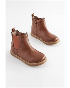Ботинки челси, коричневый Next