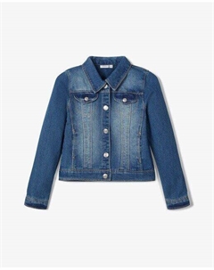 Джинсовая куртка для девочки, синий Name it