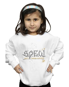 Толстовка Dobby Elfish Welfare, белый Harry potter