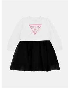 Платье стандартного кроя, белый Guess