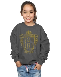 Толстовка с гербом «Хаффлпафф Барсук», серый Harry potter