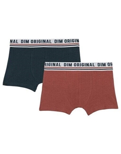 Набор из 2 боксеров для мальчиков спортивного кроя с эластичной резинкой на талии, мультиколор Dim