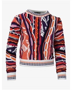 Вязаный свитер касасса, белый Carlo colucci