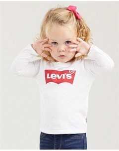 Пустая футболка для девочки, белый Levi's®