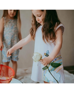 Платье-кролик с аппликацией, мультиколор Lilly + sid