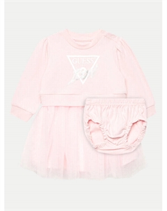 Платье стандартного кроя, розовый Guess