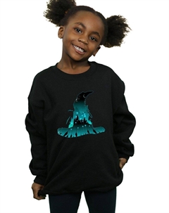 Толстовка с силуэтом Хогвартса, черный Harry potter