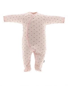 Длинная пижама для девочки с принтом в виде сердечек, розовый Cambrass