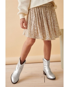 Ковбойские сапоги, серебряный Next