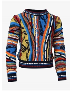 Вязаный свитер касасса, синий Carlo colucci