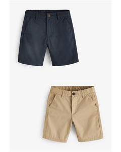 Две пары шорт-чинос (3-16 лет), синий Next