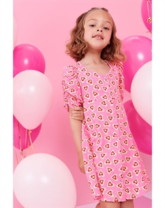 Платье с рюшами на рукавах (3-16 лет), розовый Next