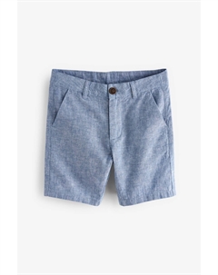 Шорты-Чиносы из смесового льна (3–16 лет), синий Next