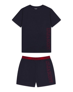 Шорты для сна с логотипом Abel для мальчиков, синий Lyle & scott