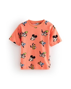 Футболка с короткими рукавами «Микки» (от 6 месяцев до 8 лет), розовый Next