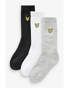 Хлопковые спортивные носки Boys Scout 3 пары, серый Lyle & scott