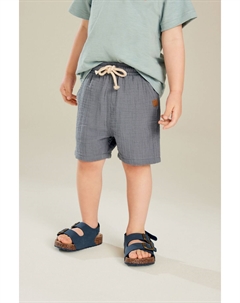 Хлопковые шорты с легкой текстурой (от 3 месяцев до 7 лет), синий Next