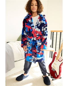 Флисовый халат (3 16 лет), синий Next