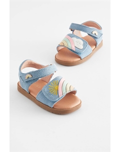 Радужные босоножки, синий Next