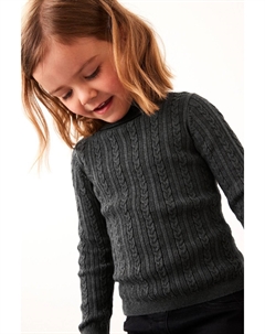 Свитер с высоким воротником (от 3 месяцев до 7 лет), серый Next