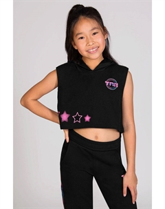 Худи без рукавов X The Next Step, черный Pineapple