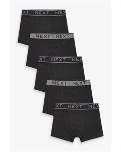 5 пар боксеров (2 от 16 лет), черный Next