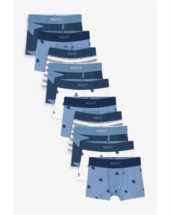 10 пар боксеров (1 5 16 лет), синий Next