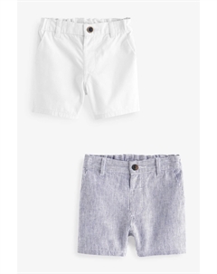 Две пары шорт-чинос (от 3 месяцев до 7 лет), белый Next